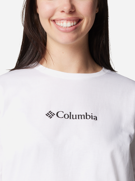 Лонгслів довгий жіночий Columbia North Cascades LS Tee 2013481105 M Білий (195981331134) - зображення 5