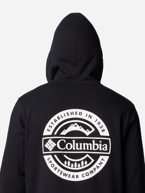 Худі чоловіче Columbia Columbia Trek Graphic Hoodie 2018494008 S Чорне (195981404890) - зображення 5