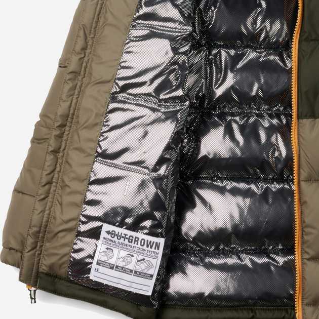Дитяча зимова куртка для хлопчика Columbia Pike Lake II Hooded Jacket 2050351398 116-122 см Оливкова (195981080186) - зображення 3