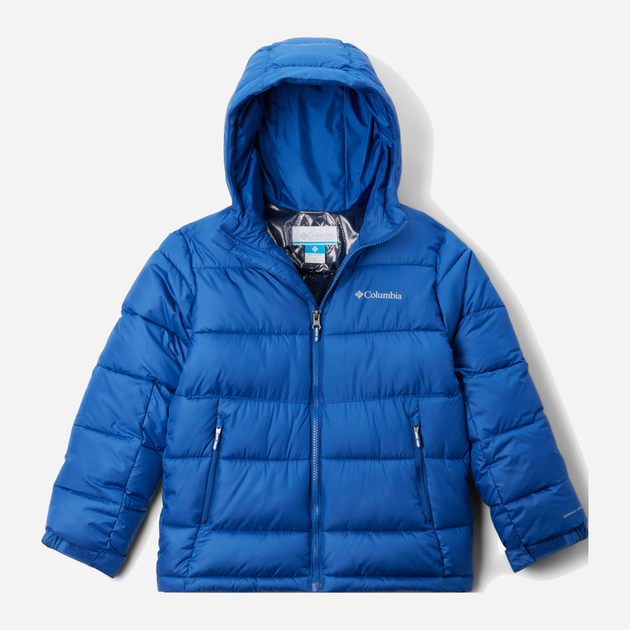 Kurtka chłopięca zimowa Columbia Pike Lake II Hooded Jacket 2050351433 132 cm (S) Niebieska (195981080285) - obraz 1