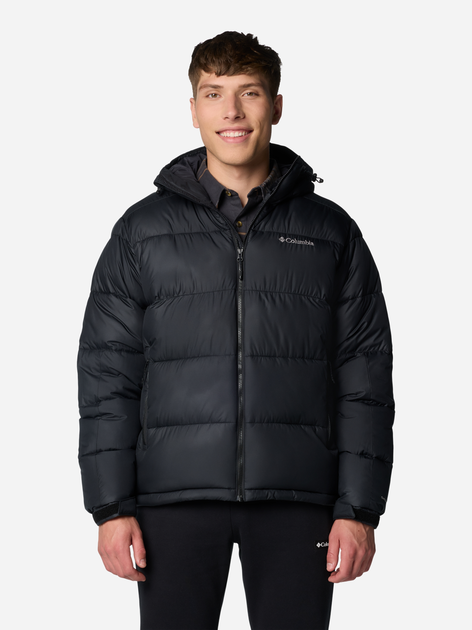 Kurtka zimowa męska sportowa Columbia Pike Lake II Hooded Jacket 2050931012 S Czarna (195981658569) - obraz 1