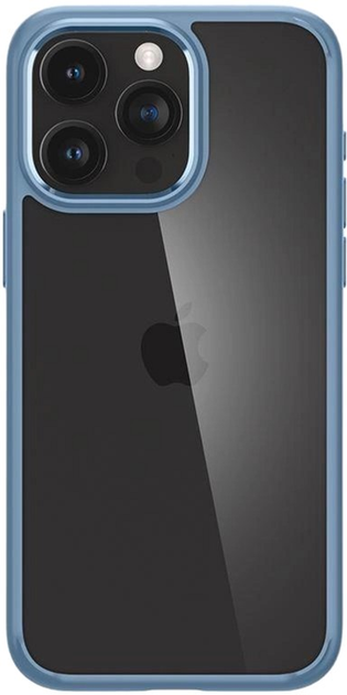 Панель Spigen Crystal Hybrid для iPhone 15 Pro Max Blue/Transparent (8809896747561) - зображення 1