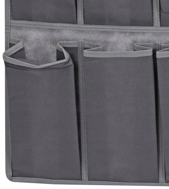 Wiszący organizer do przechowywania Storage Solutions 16 kieszeni Szary (8719202101744) - obraz 3