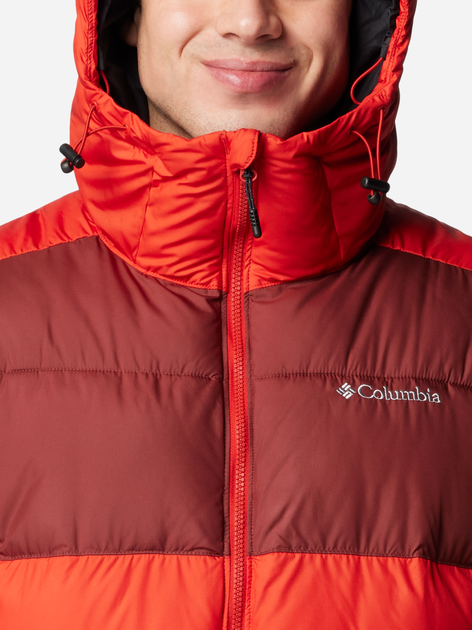 Куртка зимова коротка чоловіча Columbia Pike Lake II Hooded Jacket 2050931698 M Червона (195981097351) - зображення 6