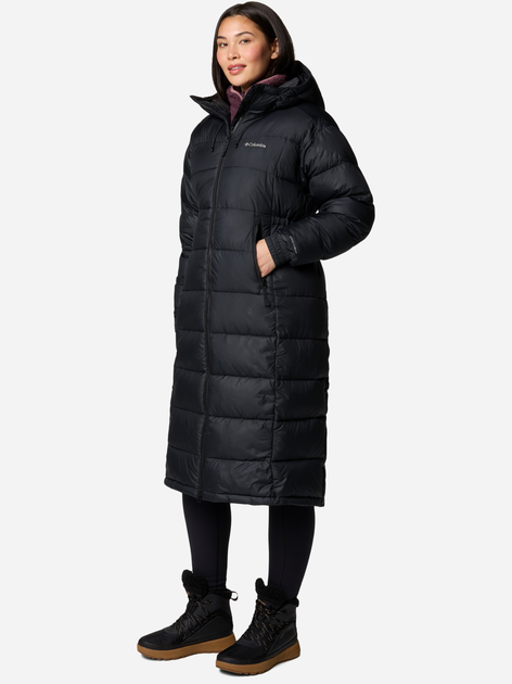 Куртка зимова довга жіноча Columbia Pike Lake Long Jacket 2051351011 M Чорна (195981656541) - зображення 3