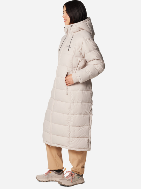 Куртка зимова довга жіноча Columbia Pike Lake Long Jacket 2051351279 S Бежева (195981656619) - зображення 5