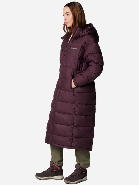 Kurtka zimowa damska sportowa Columbia Pike Lake Long Jacket 2051351607 M Bordowa (195981410051) - obraz 3