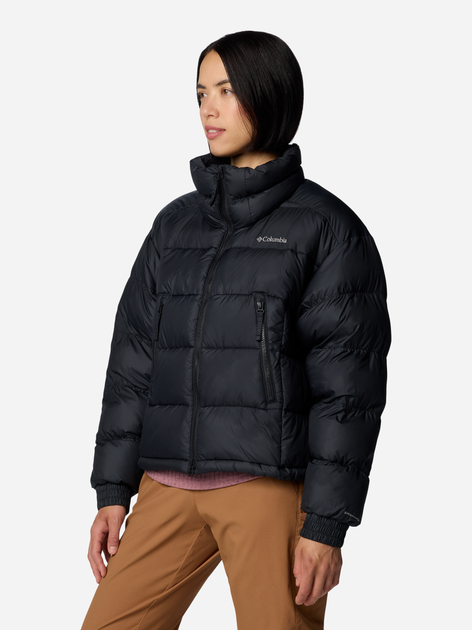 Куртка зимова коротка жіноча Columbia Pike Lake II Cropped Jacket 2051361012 XL Чорна (195981659009) - зображення 4