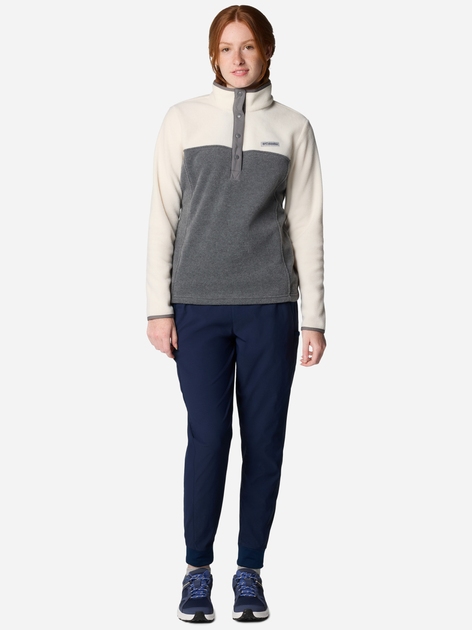 Bluza damska nierozpinana streetwear Columbia Benton Springs 1/2 Snap Pull Over II 2085651023 XS Szara (195981210200) - obraz 3