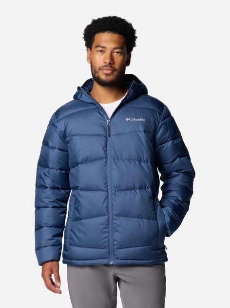 Kurtka zimowa męska sportowa Columbia Fivemile Butte II Hooded Jacket 2086912478 XXL Granatowa (195981422948) - obraz 1