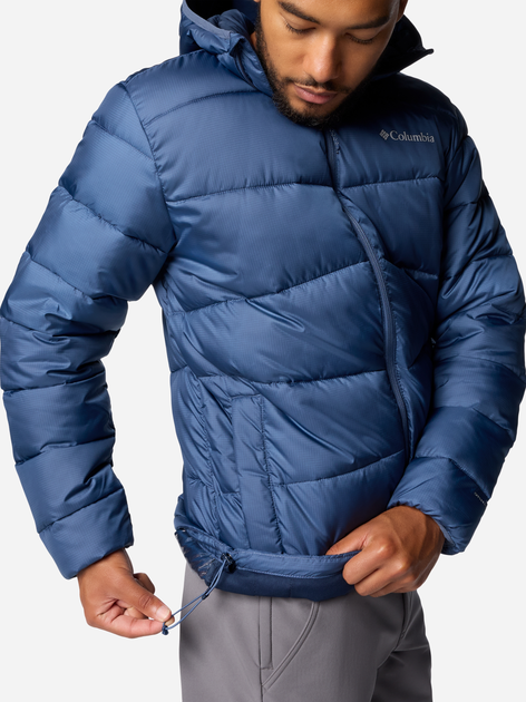 Куртка зимова коротка чоловіча Columbia Fivemile Butte II Hooded Jacket 2086912478 L Темно-синя (195981422986) - зображення 5