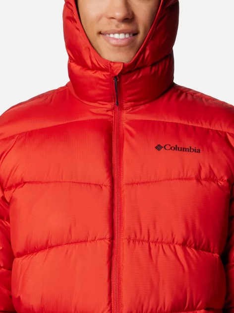 Kurtka zimowa męska sportowa Columbia Fivemile Butte II Hooded Jacket 2086912698 M Czerwona (195981422931) - obraz 5