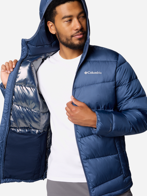 Куртка зимова коротка чоловіча Columbia Fivemile Butte II Hooded Jacket 2086912478 XXL Темно-синя (195981422948) - зображення 6