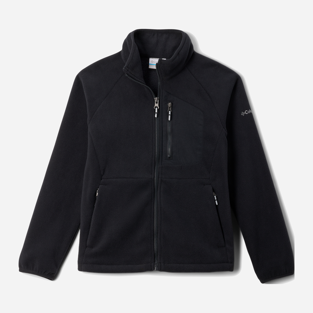 Дитяча толстовка для дівчинки Columbia Fast Trek IV Fleece Full Zip 2087792010 132 см (S) Чорна (195981006032) - зображення 1