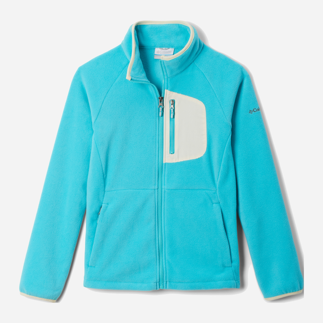 Bluza dla dziewczynki rozpinana bez kaptura Columbia Fast Trek IV Fleece Full Zip 2087792336 141-149 cm (M) Błekitna (195981006247) - obraz 1