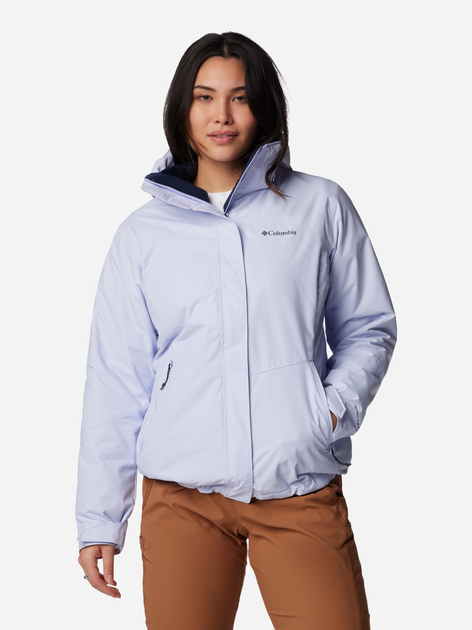 Спортивна вітрівка з капюшоном жіноча Columbia Bugaboo III Fleece Interchange Jacket 2087821581 XS Фіолетова (195981118612) - зображення 1