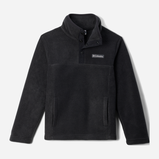 Підліткова толстовка для хлопчика Columbia Steens Mtn II 1/4 Snap Fleece Pull-Over 2087881010 141-149 см (M) Чорна (195981090222) - зображення 1