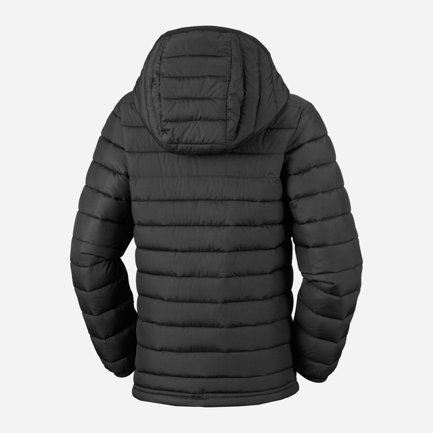 Підліткова зимова куртка для хлопчика Columbia Powder Lite II Hooded Jacket 2090023010 164-170 см Чорна (195981516586) - зображення 2