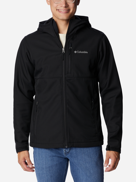 Вітровка чоловіча Columbia Ascender II Hooded Softshell Jacket 2090454010 L Чорна (195981097054) - зображення 1