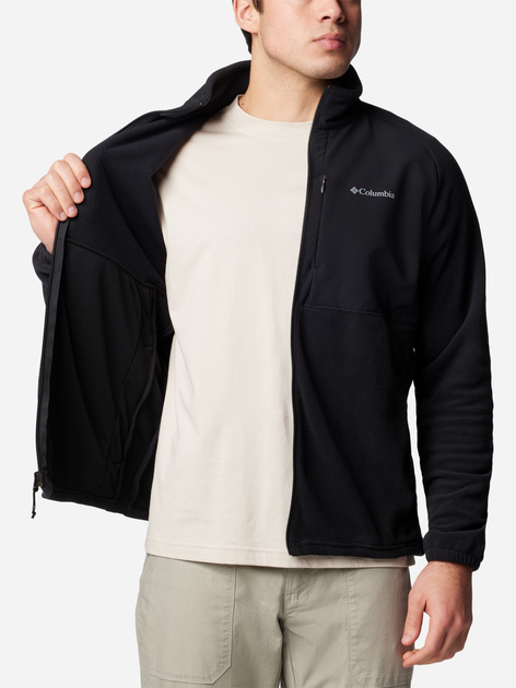 Толстовка на флісі, на блискавці чоловіча Columbia Sage Peak Full Zip Fleece 2095781010 XXL Чорна (195981013481) - зображення 4