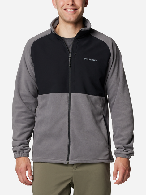 Толстовка на флісі, на блискавці чоловіча Columbia Sage Peak Full Zip Fleece 2095781023 XL Сіра (195981013566) - зображення 1