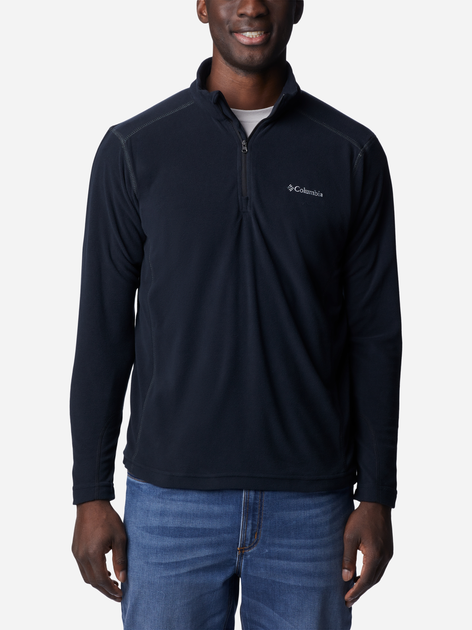 Толстовка на флісі чоловіча Columbia Klamath Range II Half Zip 1352472010 L Чорна (824646897127) - зображення 1