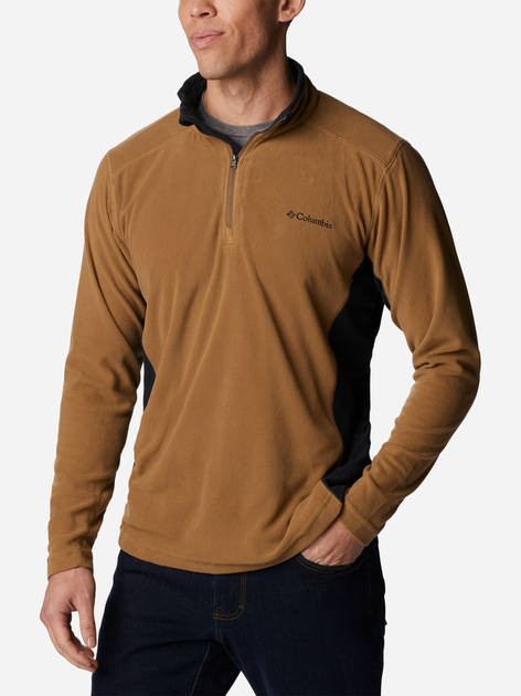 Толстовка на флісі чоловіча Columbia Klamath Range II Half Zip 1352472257 M Коричнева (194895205388) - зображення 3