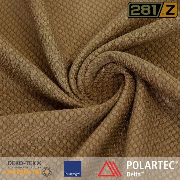 Футболка тактична жіноча 281z Polartec Delta Coyote Brown L - зображення 2