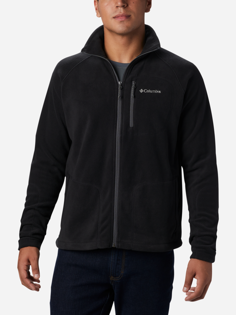 Толстовка на блискавці чоловіча Columbia Fast Trek II Full Zip Fleece 1420421010 L Чорна (885491937673) - зображення 1