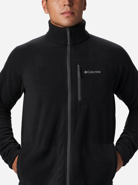 Толстовка на блискавці чоловіча Columbia Fast Trek II Full Zip Fleece 1420421010 M Чорна (885491937666) - зображення 5