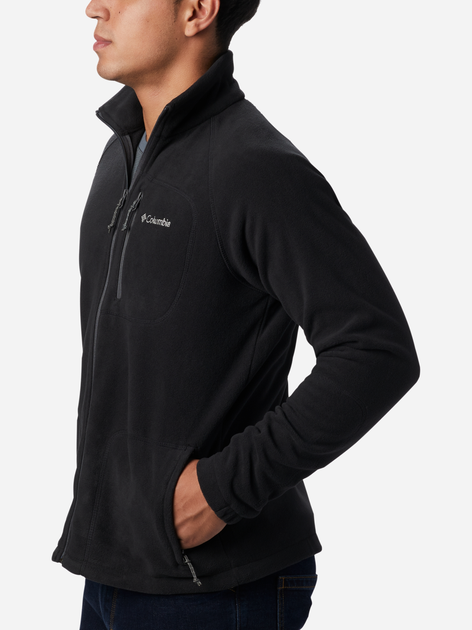 Толстовка на блискавці чоловіча Columbia Fast Trek II Full Zip Fleece 1420421010 XL Чорна (885491937680) - зображення 4