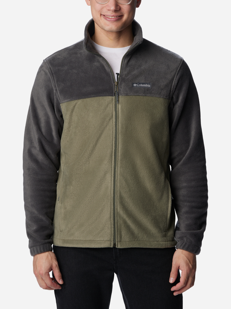 Толстовка на блискавці чоловіча Columbia Steens Mountain Full Zip 2.0 1476671024 S Сірий/Оливковий (193855461864) - зображення 1