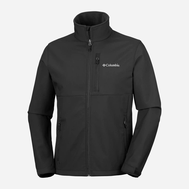 Вітровка чоловіча Columbia Ascender Softshell Jacket 1556534007 XXL Чорна (195981378382) - зображення 6