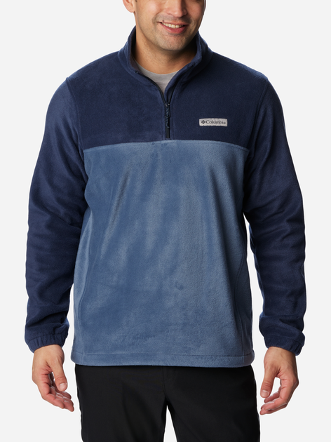 Bluza męska nierozpinana streetwear Columbia Steens Mountain Half Zip 1620191470 M Granatowa (195979550042) - obraz 1