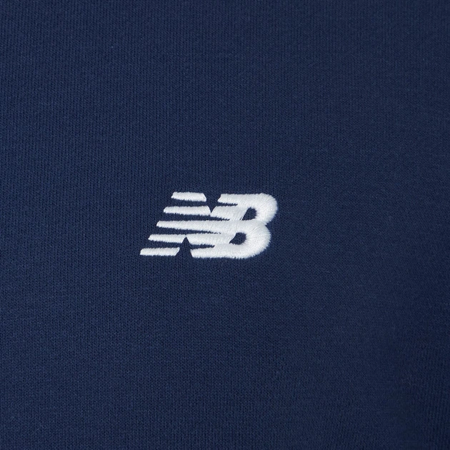 Толстовка на блискавці чоловіча New Balance Stacked Logo MJ41501 L Темно-синя (197375352541) - зображення 7
