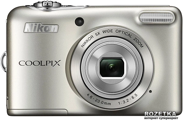 【美品】Nikon COOLPIX L30 シルバー Фотоапарат Nikon Coolpix L30 Silver купити на ROZETKA | Чудова