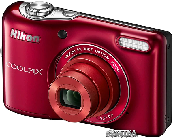 Фотоапарат Nikon Coolpix L30 Red (VNA632E1) купити на ROZETKA
