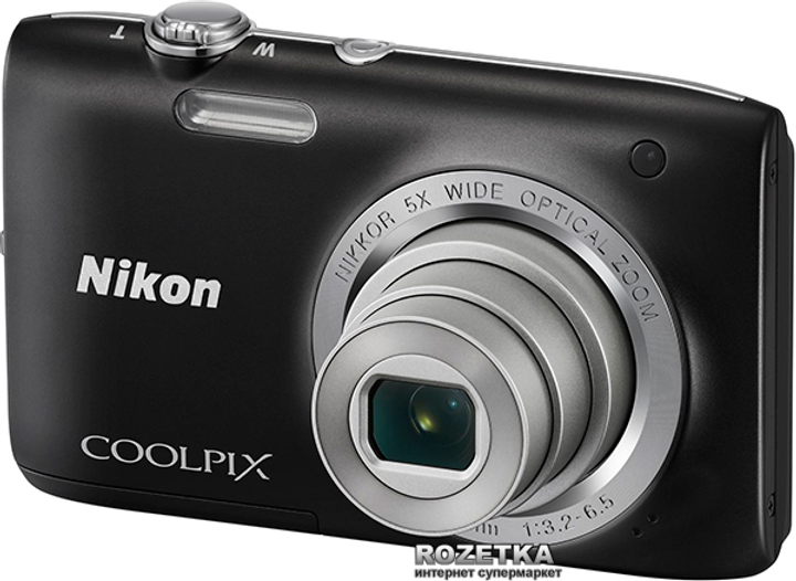 Фотоаппарат Nikon Coolpix S2800 Black (VNA571E1) купить на ROZETKA ...