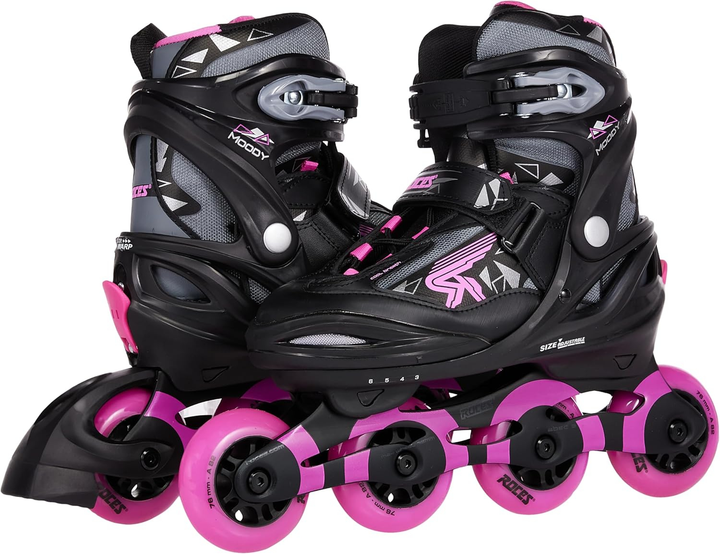 Роликові ковзани Roces Moody Girl Tif 400856 01 EU 36-40 орний з рожевим (8020187904184) - зображення 3