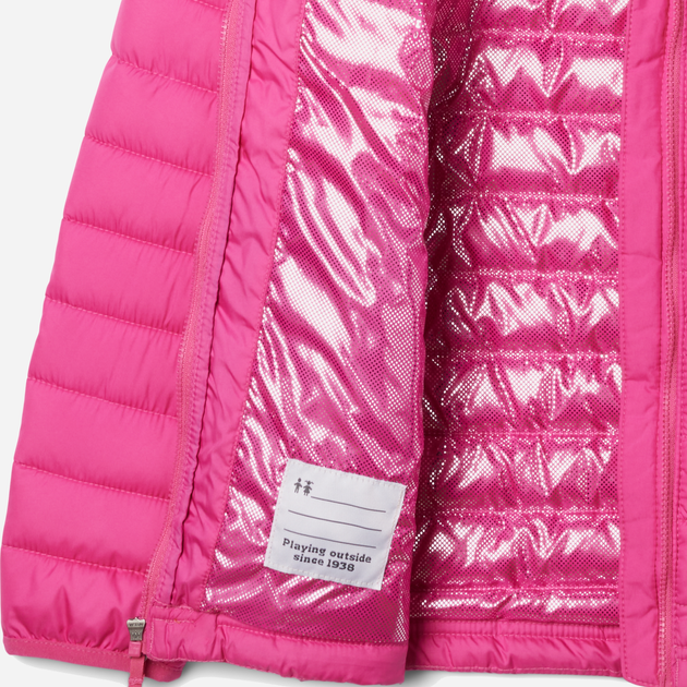 Підліткова зимова куртка для дівчинки Columbia Powder Lite II Hooded Jacket 2090043695 164-170 см Рожева (195981310016) - зображення 3