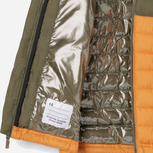 Kurtka chłopięca zimowa Columbia Powder Lite II Hooded Jacket 2090023861 104-110 cm Zółty/Zielony (195981516937) - obraz 3