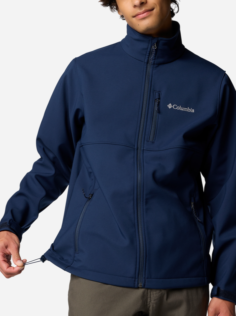 Вітровка чоловіча Columbia Ascender Softshell Jacket 1556534467 M Темно-синя (195981378337) - зображення 4
