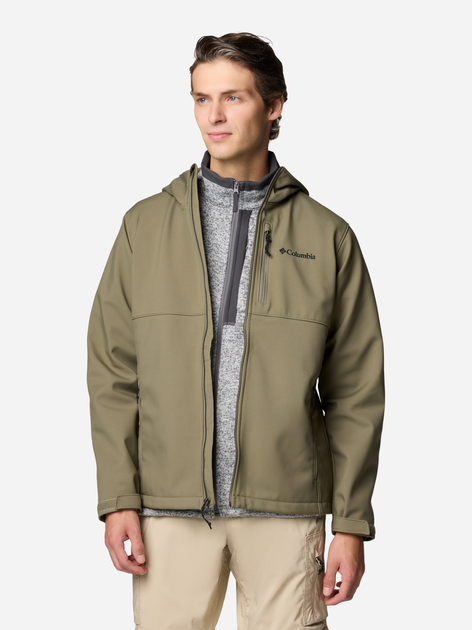 Вітровка чоловіча Columbia Ascender II Hooded Softshell Jacket 2090454397 M Оливкова (195981097085) - зображення 6