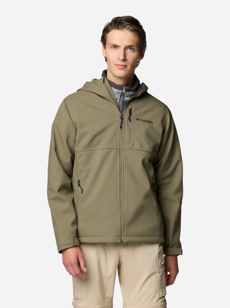 Kurtka wiatrówka męska Columbia Ascender II Hooded Softshell Jacket 2090454397 XL Oliwkowa (195981097078) - obraz 1