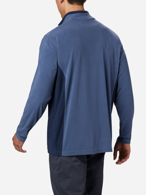 Толстовка на флісі чоловіча Columbia Klamath Range II Half Zip 1352472479 XXL Темно-синя (192660726274) - зображення 4