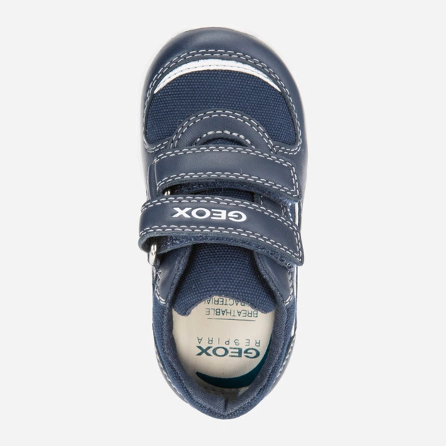 Sneakersy chłopięce Geox B8232A08510-C4211 24 Granatowy/Biały (8058279135291) - obraz 5