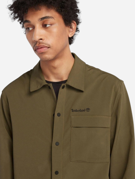 Koszula męska Timberland TB0A6M6H S Khaki (196248809915) - obraz 3