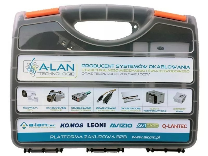 Zestaw narzędzi instalatorskich Alantec w walizce (5901738557345) - obraz 1