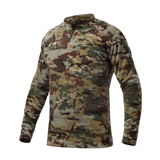 Флісова тактична кофта Ukrarmor Garrison Fleece Multicam. Temperature control, polyester XL - зображення 1