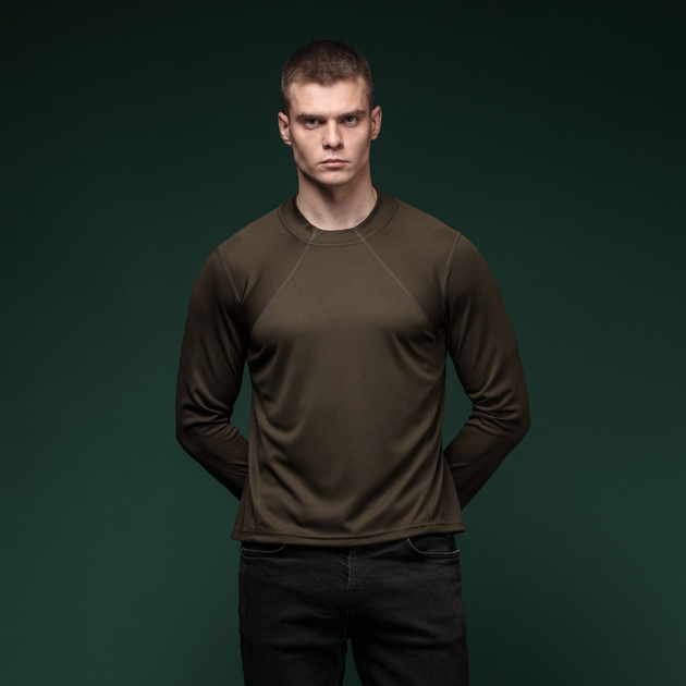 Тактическая рубашка Base Ukrarmor Combat Shirt с длинным рукавом. Олива L - изображение 2